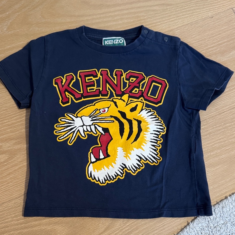 Kenzo Kids Dark Blue T shirt